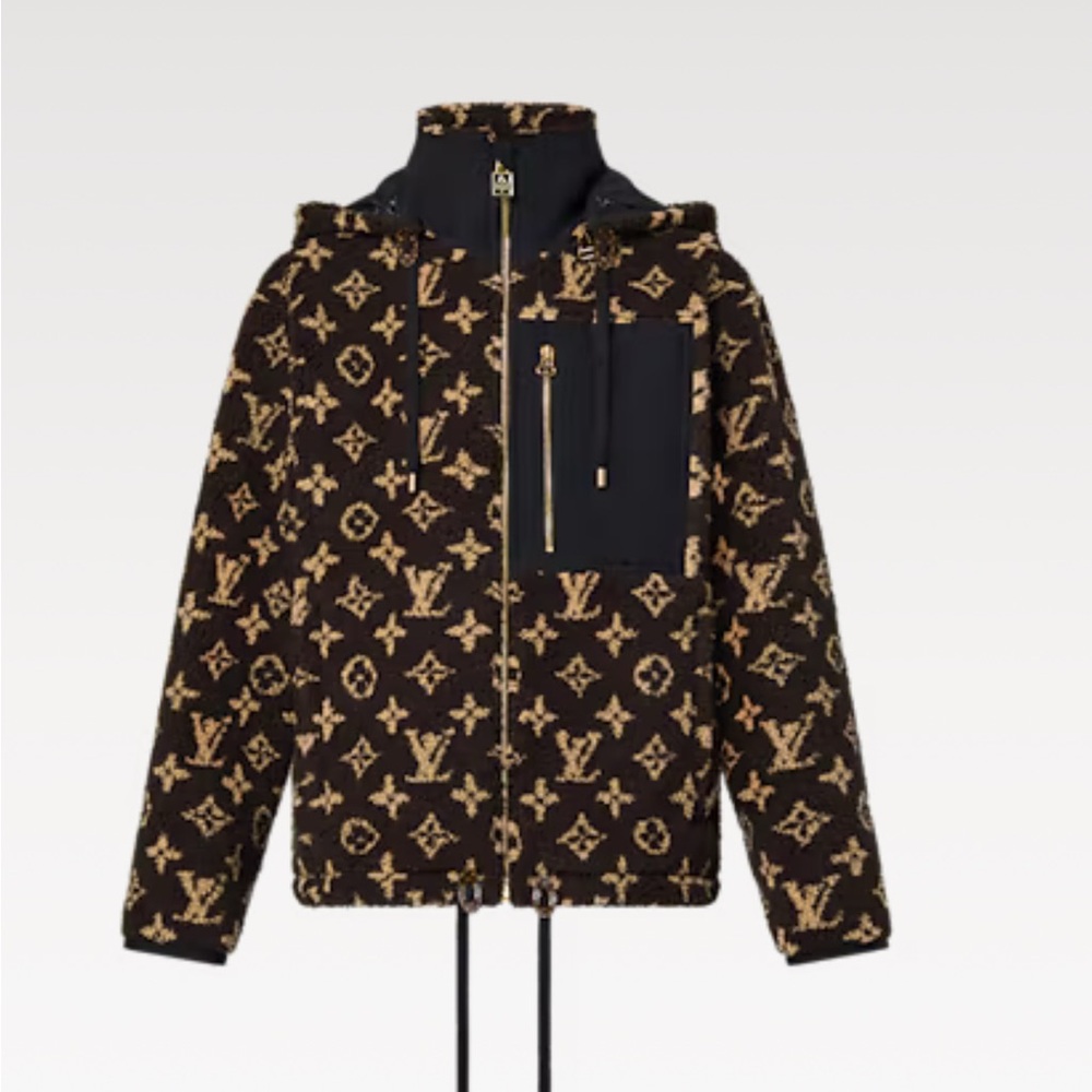 Louis Vuitton Monogram Jacket in Black and Gold